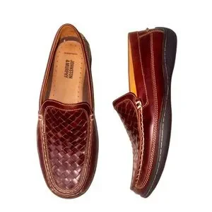 JOHNSTON & Murphy Fowler Woven Venetian flex dress shoes men’s size 8 Johnston Murphy Men main image 4